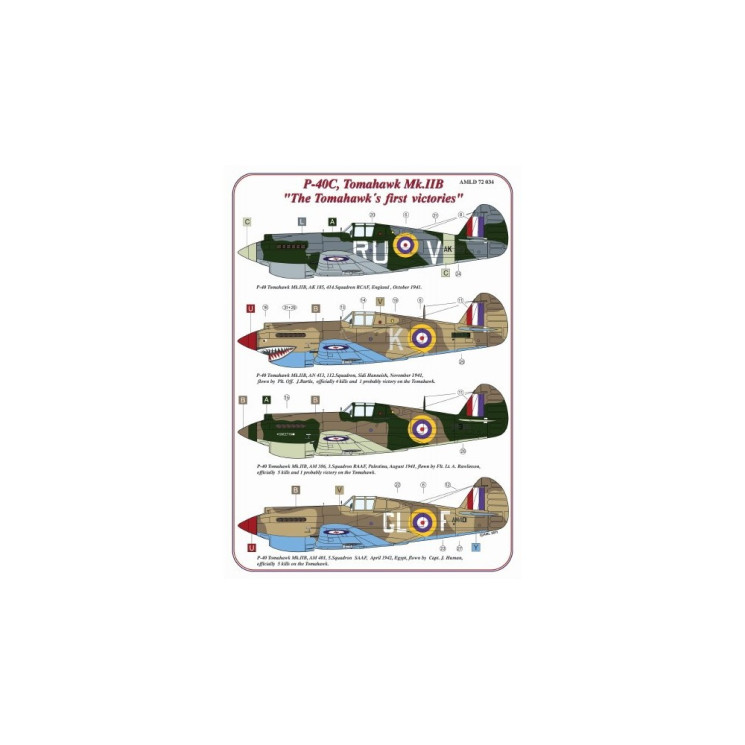 AMLD72034 RAF WWII (4 варианта) + USAF WWII