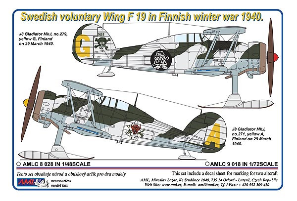 AMLC 8 028 Swedish voluntary Wing F19 in Finnish winter war 1940