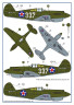 AMLC 8 046 Curtiss P-40B над Перл-Гарбором / 2 варіанти декалей