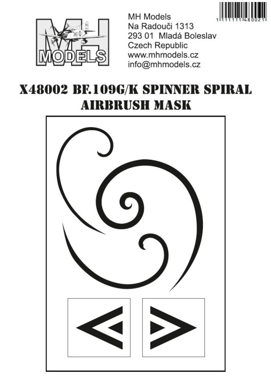 X48002 Bf.109G/K spinner spiral