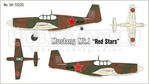 SH72225  Mustang Mk.I / Red Stars /