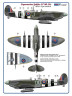 AMLC 8 030 312 th Squadron RAF, Часть 2. / 2 варианта декалей: Hurricane Mk.IIb, Z3437, DuoK + Spitfire LF Mk.IXe, PL124, DuoJ