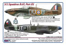 AMLC 8 031 312 th Squadron RAF, Часть 3 . / 2 варианта декалей: Hurricane Mk.I, L1807, DuoK + Spitfire LF Mk.IXe, SL625, JT-11