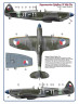 AMLC 8 031 312 th Squadron RAF, Часть 3 . / 2 варианта декалей: Hurricane Mk.I, L1807, DuoK + Spitfire LF Mk.IXe, SL625, JT-11