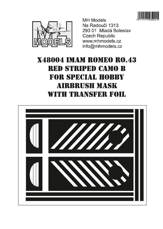 X48004 IMAM Ro.43 RED STRIPED CAMO B.