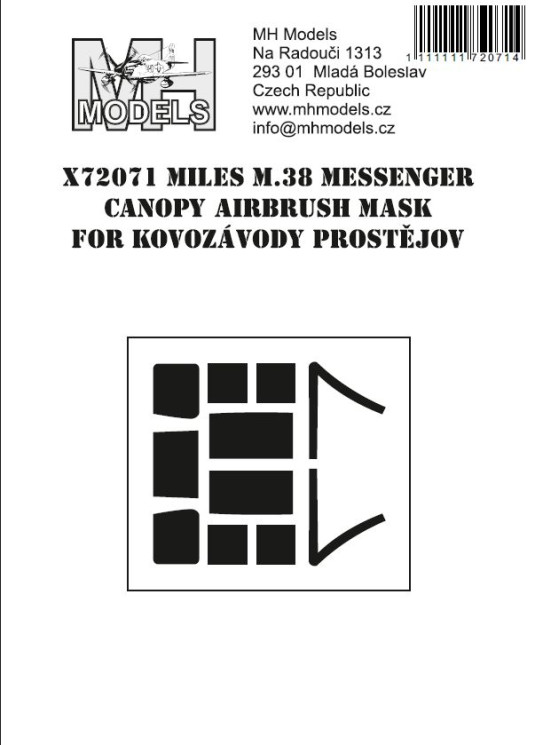 X72071 Miles M.38 Messenger маски для фонаря.