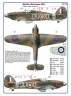 AMLC 8 032 312 th Squadron RAF, Часть 4 . / 2 варианта декалей: Hurricane Mk.I, P3888, DuoO + Spitfire F Mk.IXc, MH356, DuoX