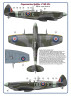 AMLC 8 032 312 th Squadron RAF, Часть 4 . / 2 варианта декалей: Hurricane Mk.I, P3888, DuoO + Spitfire F Mk.IXc, MH356, DuoX