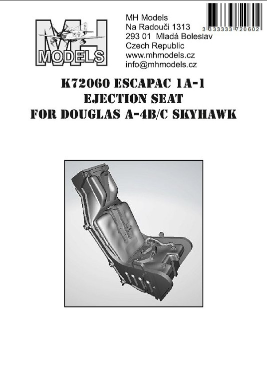 K72060 ESCAPAC 1A-1 Катапультное Крісло.