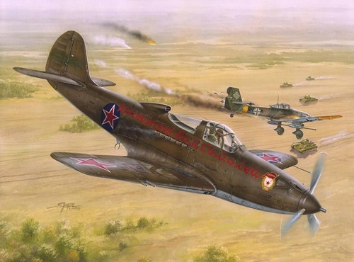 SH32028  P-39N/Q Aircobra  / Soviet Guard Regi. /
