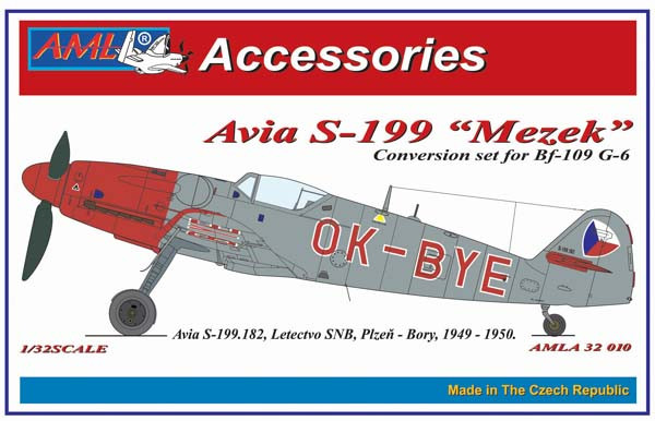 AMLA 32 010 Avia S-199 Mule  конверсионный набор с вакумным фонарём „buble“ type