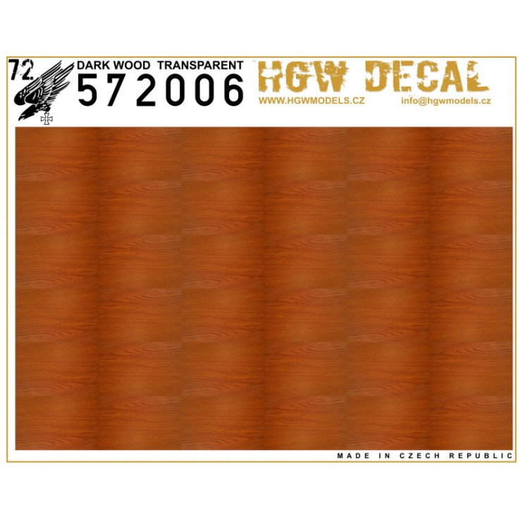 HGW 572006 Темное дерево - Декаль 1/72