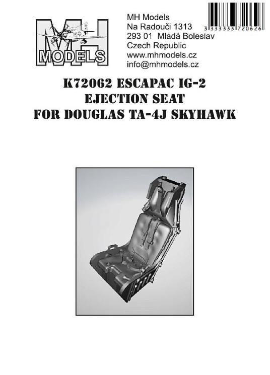 K72062 ESCAPAC IG-2 Катапультное Крісло.
