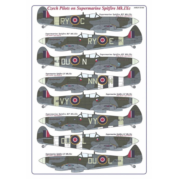AMLD72041 Чешский пилот on S.Spitfire Mk.Ixc