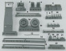 48010 GMC CCKW 2,5t 6x6 бампер, дополнительные канистры, лебедка, двойные шины и кран.
