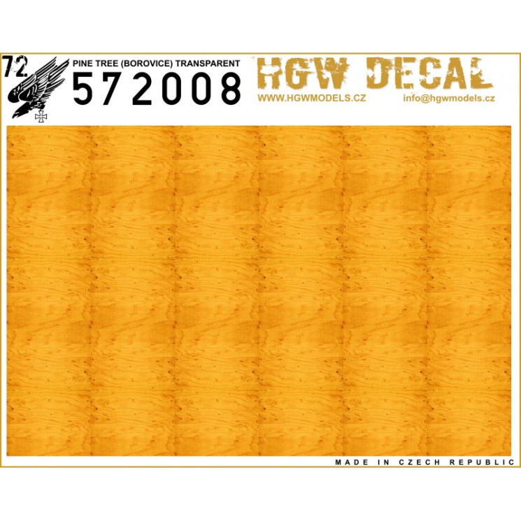 HGW 572008 Сосна / Yellow - Декаль 1/72