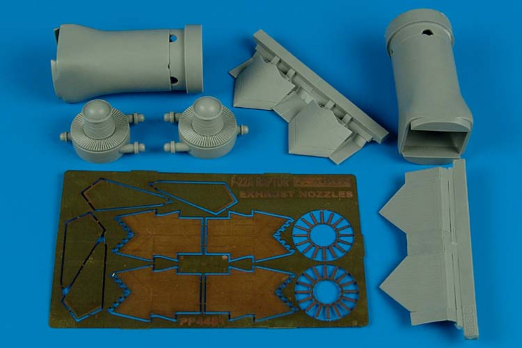 4481  F/A-22A Raptor exhaust nozzles - closed position
