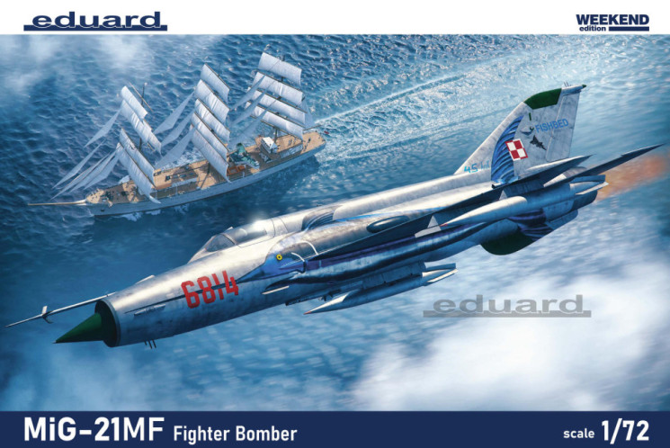 7458 Винищувач-бомбардувальник МіГ-21МФ 1/72
