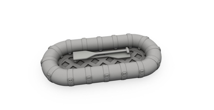 N72033 PT-109 Boat Life Raft