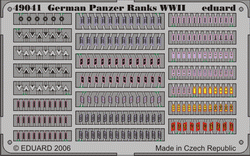 49041 German Panzer Ranks WWII