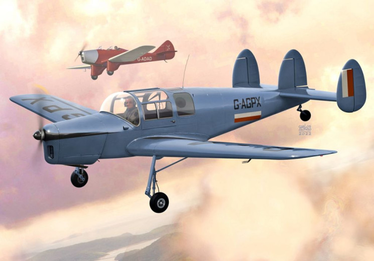 KPM0317 Miles M.38 Messenger „In civil services“