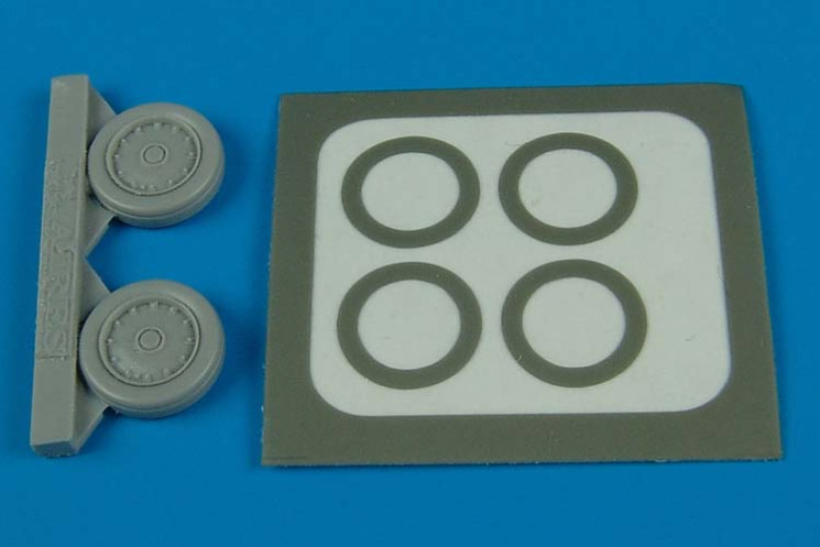 7242  A-4 Skyhawk wheels & paint masks - (late version)