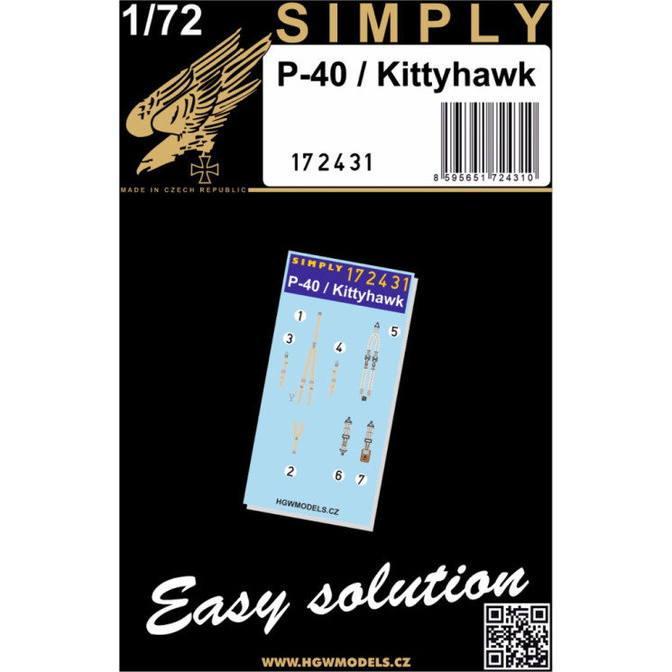 HGW 172431 P-40 / Kittyhawk 1/72