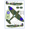 AMLD72046 The Spitfire Mk.IA and VB with drawings of the 313th RAF Squadron
