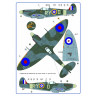 AMLD72046 The Spitfire Mk.IA and VB with drawings of the 313th RAF Squadron