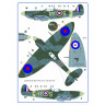 AMLD72046 The Spitfire Mk.IA and VB with drawings of the 313th RAF Squadron
