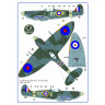 AMLD72046 The Spitfire Mk.IA and VB with drawings of the 313th RAF Squadron