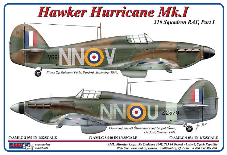 AMLC 8 040 310 th Squadron RAF, Часть 1. / Hawker Hurricane Mk.I – NnoU&NNoV