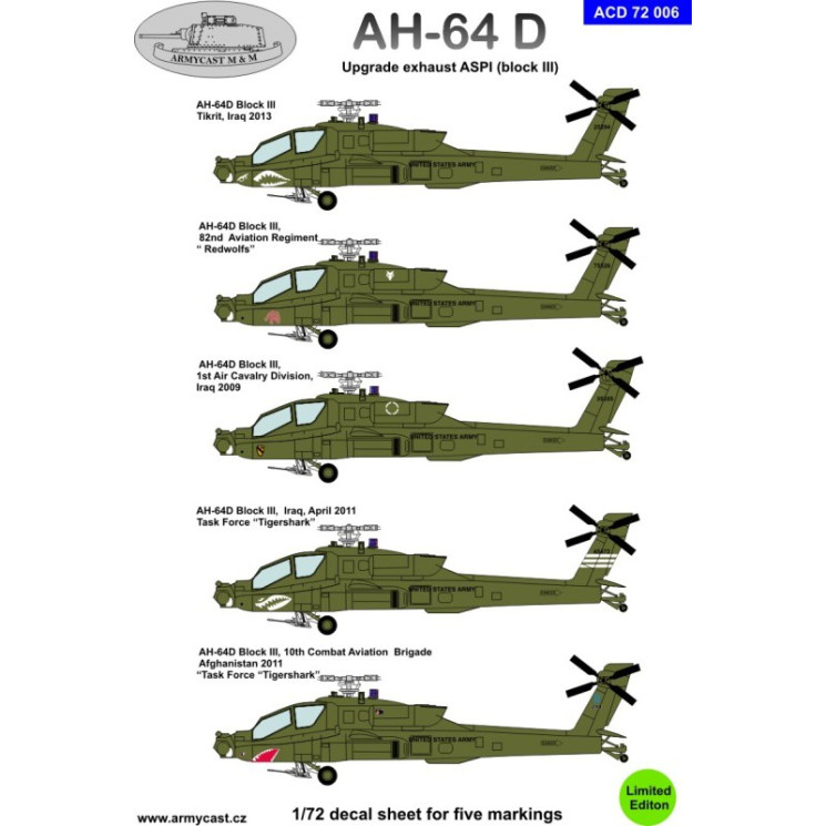72006  AH-64D Upgrade exhaust ASPI (Block III)