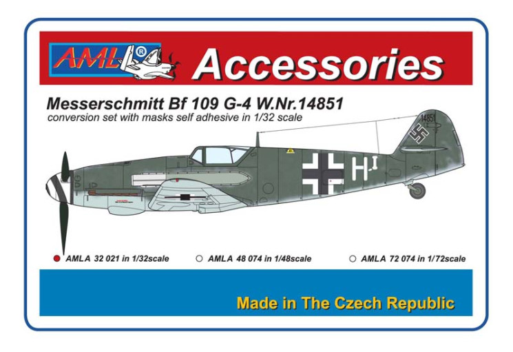 AMLA 32 021 Messerschmitt Bf 109 G-4 W.Nr14851
