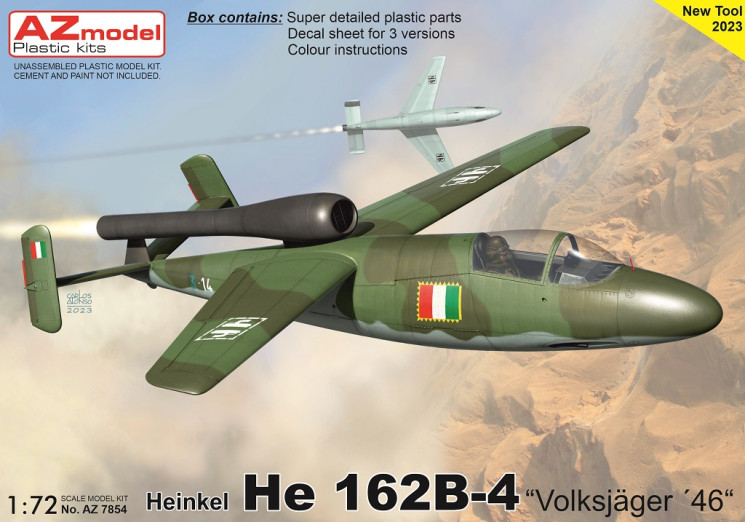AZ7854 Heinkel He 162B-4 /Volksjager 46/