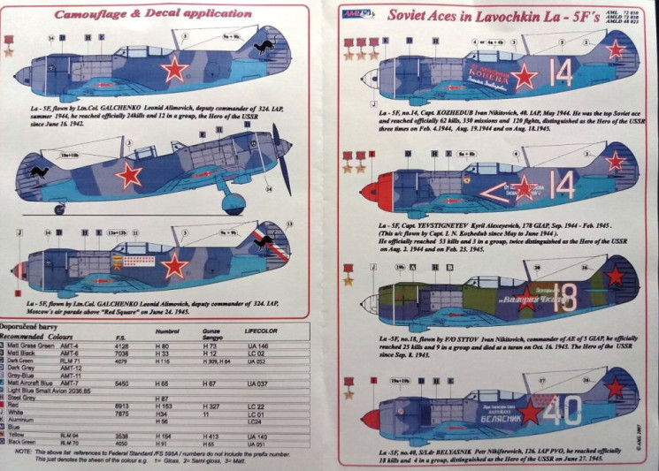 AMLD72050 Советские асы наЛа-5Ф