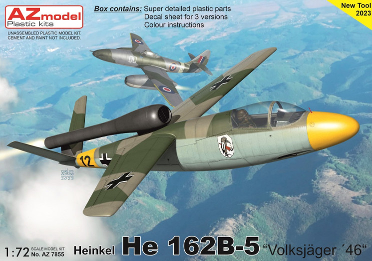 AZ7855 Heinkel He 162B-5 /Volksjager 46/