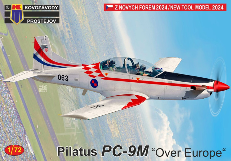 KPM0468 Pilatus PC-9M / Над Європою 1/72