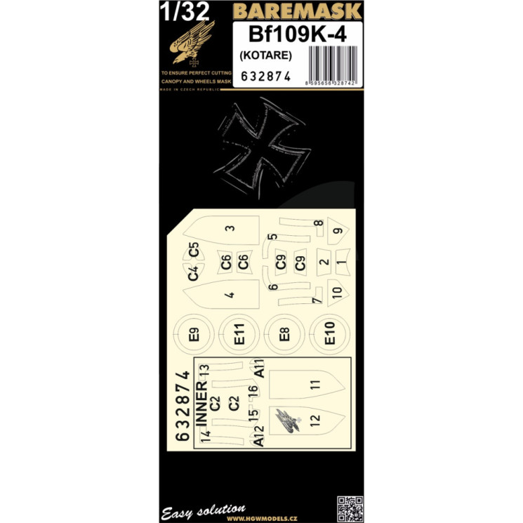 HGW 632874 Messerschmitt Bf109K-4 1/32
