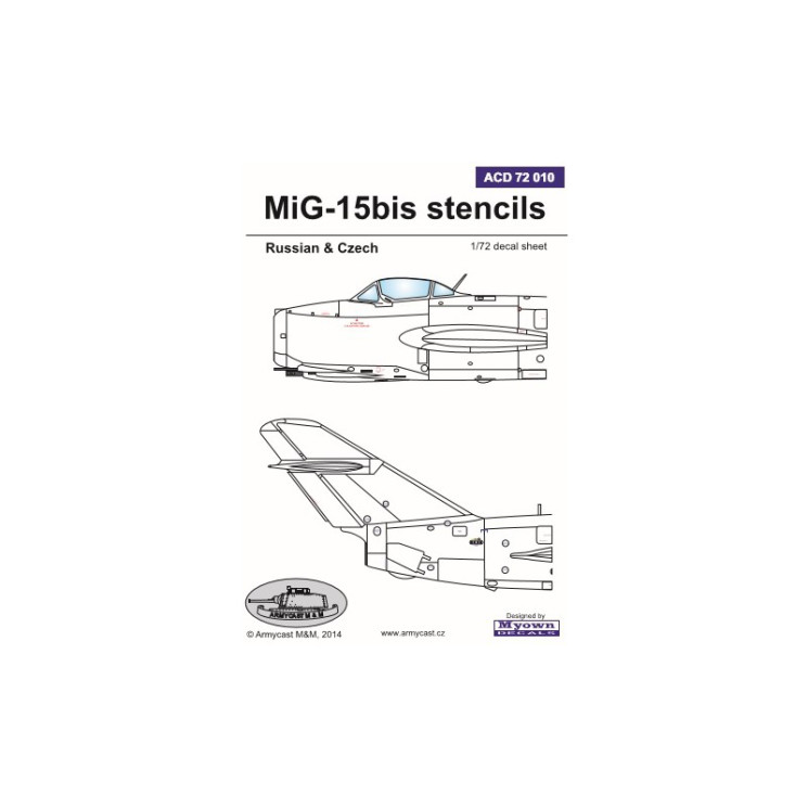 72010  MiG-15 Stencils