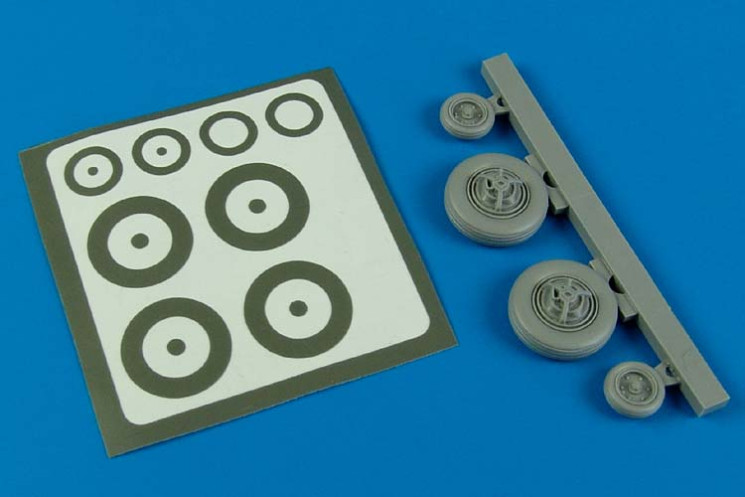 4589  F-100 Super Sabre wheels & paint masks