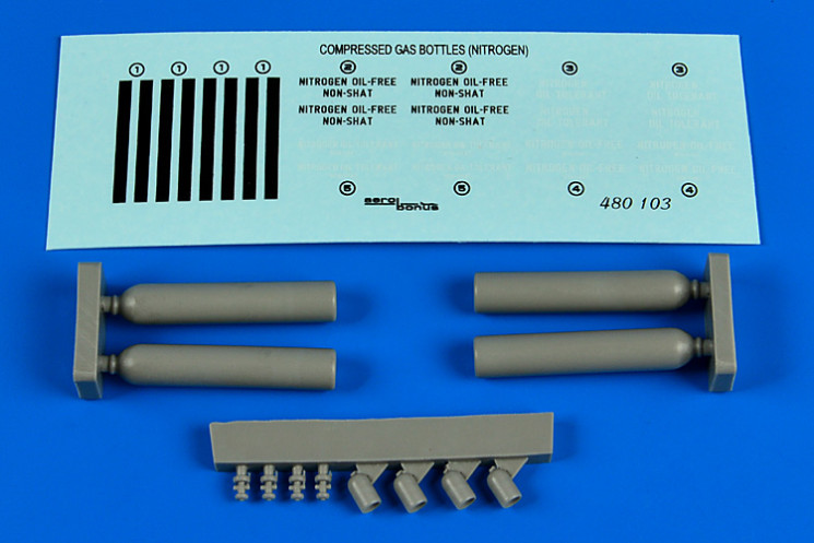 480103  Compressed gas bottles - nitrogen