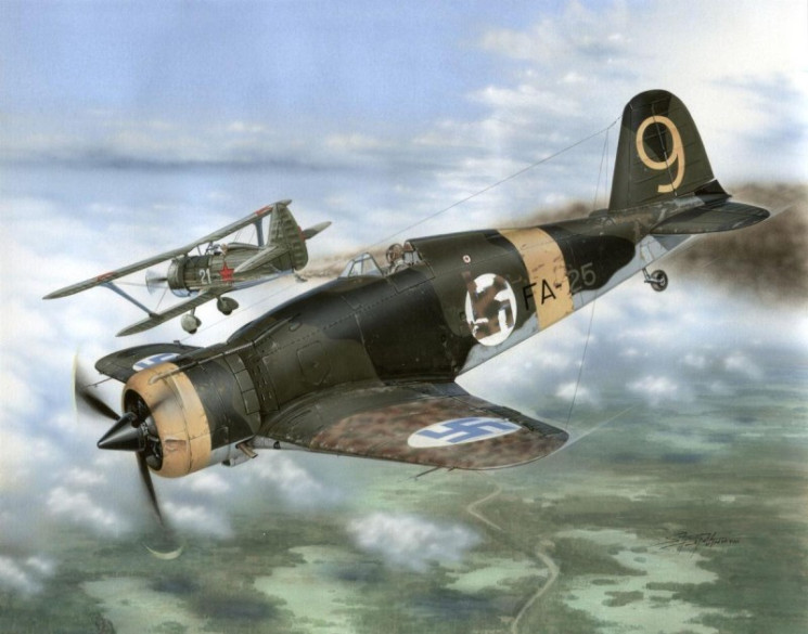 SH32044  Fiat G.50II Frenccia  / Finnish Aces /