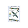 AMLC 9 001 Messerschmitt Bf 109 F-2 . / 2 варианта декалей -Harder J.,Ostermann M.H.