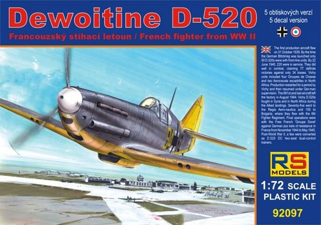 92097  Dewoitine D-520 Luftwaffe