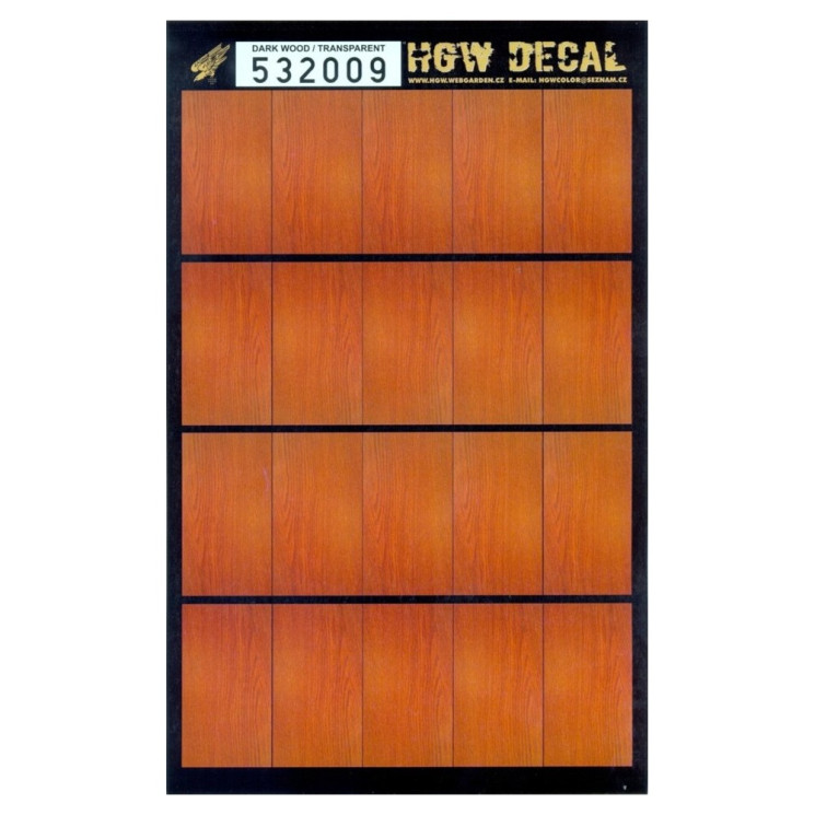 HGW 532009 Темное дерево - Декаль 1/32