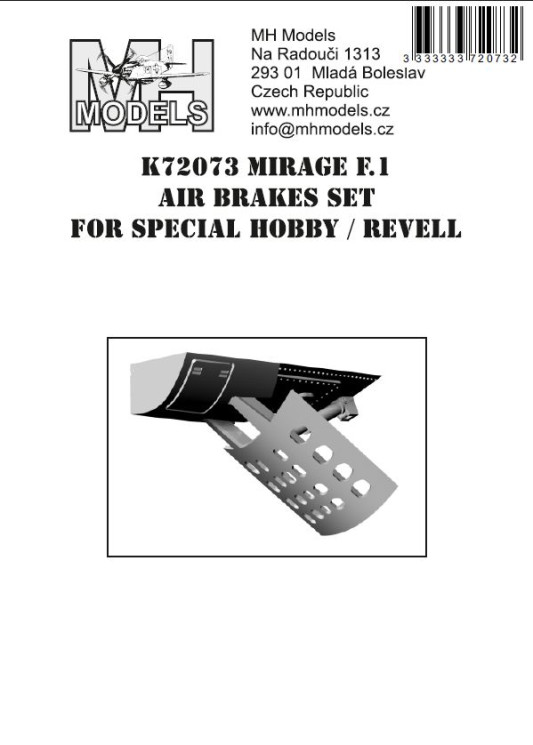 K72073 Mirage F.1 Air Brakes set.