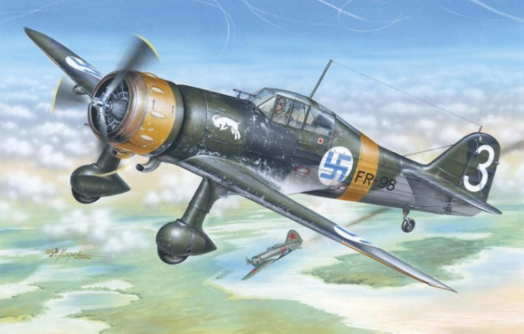 SH48078  Fokker D.XXI 3. sarja  / with Mercury engine /