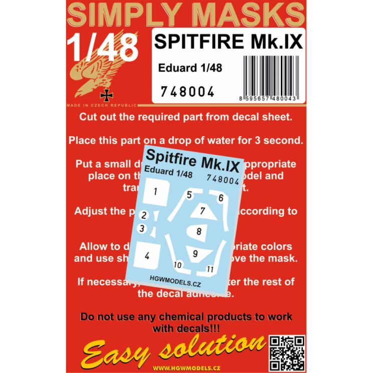 HGW 748004 Spitfire Mk.IX 1/48