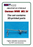 AMLO72007 Німецький кулемет MG 34 часів Другої світової війни (3D-друк)
